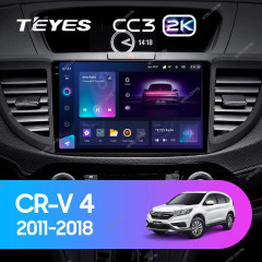 Штатная магнитола Teyes CC3 2K 4/32 Honda CR-V 4 RM RE (2011-2018) 9" Тип-B