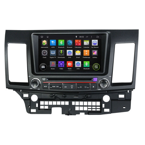 Штатная магнитола Carmedia KD-8062-P5 Mitsubishi Lancer X 2007-2013