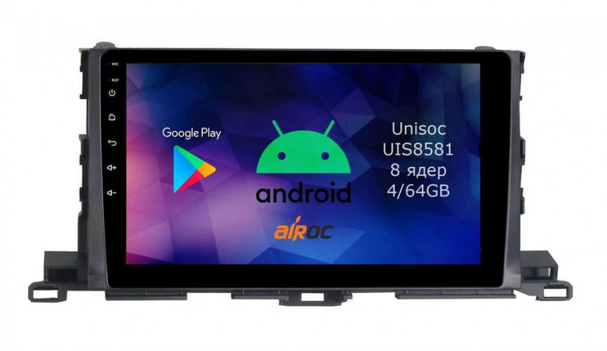 Штатная магнитола Airoc RM-1112 Toyota Highlander 3