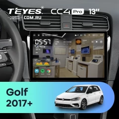 Штатная магнитола Teyes CC4 Pro 12/256 Volkswagen Golf 2017+ (13")