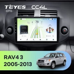 Штатная магнитола Teyes CC4L 4/64 Toyota RAV4 3 XA30 (2005-2013) F2 10"