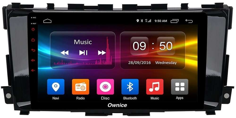 Штатная магнитола Carmedia OL-9665-Q Nissan Teana 2014+ (L33)