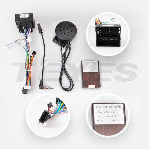 Переходная рамка Peugeot 407 (2004-2011) F2 (9")