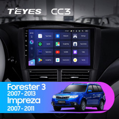 Штатная магнитола Teyes CC3 6/128 Subaru Forester 3 SH (2007-2013)