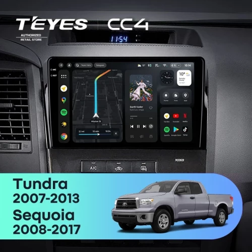 Штатная магнитола Teyes CC4 8/128 Toyota Tundra XK50 (2007-2013)