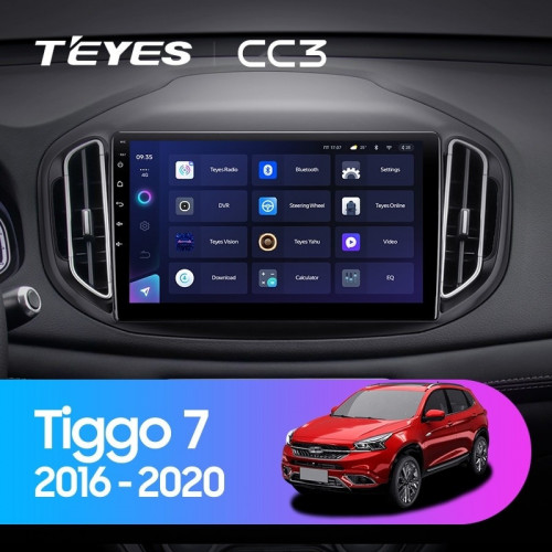 Штатная магнитола Teyes CC3 6/128 Chery Tiggo 7 (2016-2020) F2