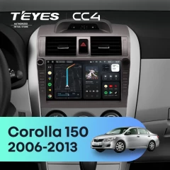 Штатная магнитола Teyes CC4 6/64 Toyota Corolla 150 (2006-2013) F2 с кнопками
