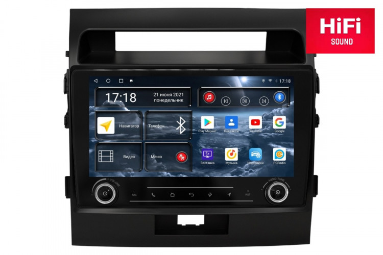 Штатная магнитола Redpower K75200M Toyota Land Cruiser 200 (2007-2014) (матовая)