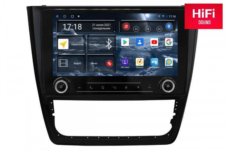 Штатная магнитола Redpower K75404 Skoda Yeti (2009-17) (комплектация с кондиционером)