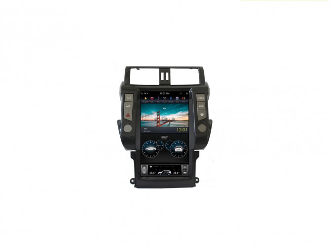 Штатная магнитола Tesla Carmedia ZF-1817H Toyota Land Cruiser Prado 150 2009-2013 (Максималка)