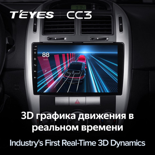 Штатная магнитола Teyes CC3 6/128 Kia Cerato 1 LD (2004-2008) F1