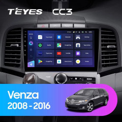 Штатная магнитола Teyes CC3 4/64 Toyota Venza (2008-2016)