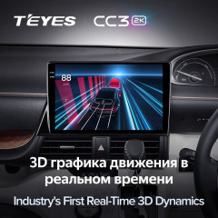 Штатная магнитола Teyes CC3 2K 4/32 Toyota Sienta 2 XP170 (2015-2022) Правый руль