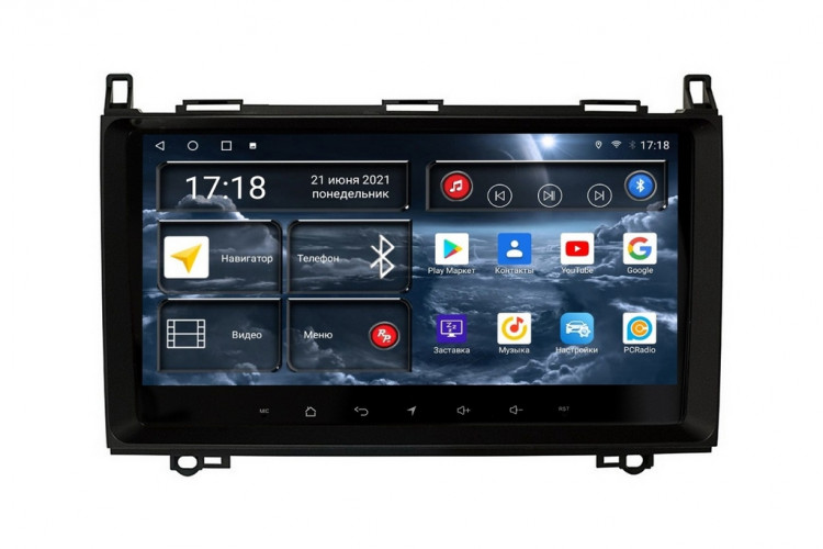 Штатная магнитола Redpower 71068M Mercedes-Benz (Vito/Viano/Sprinter; VW Crafter до 17 г) (матовый)