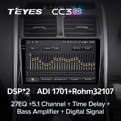 Штатная магнитола Teyes CC3 2K 4/64 Toyota Sai K10 (2013-2017)