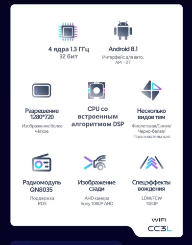 Штатная магнитола Teyes CC3L WiFi 2/32 Volkswagen Passat B7 (2010-2015)