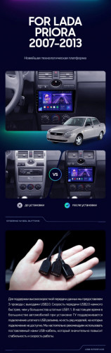 Штатная магнитола Teyes CC3 6/128 Lada Priora 1 (2007-2013) F1