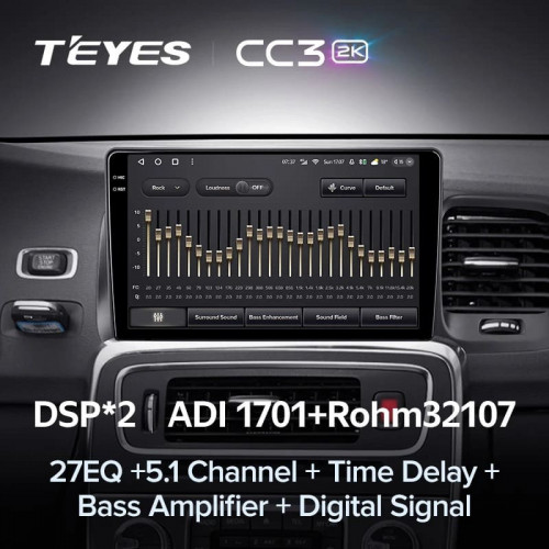 Штатная магнитола Teyes CC3 2K 6/128 Volvo S60 Y20 (2010-2018)