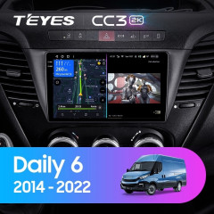 Штатная магнитола Teyes CC3 2K 4/64 Iveco Daily 6 (2014-2022)