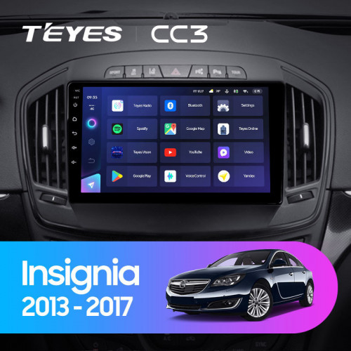 Штатная магнитола Teyes CC3 4/64 Opel Insignia (2013-2017) Тип-А