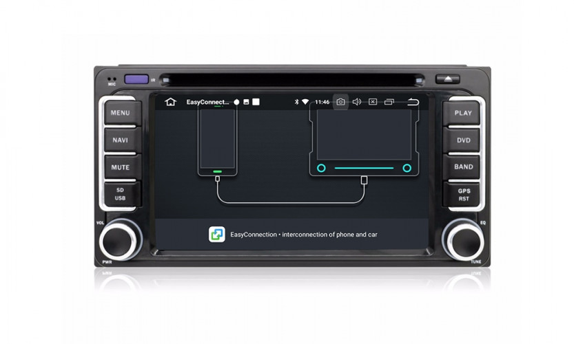 Штатная магнитола Carmedia MKD-T610-P30-8 Toyota Sequoia (2000-2007)