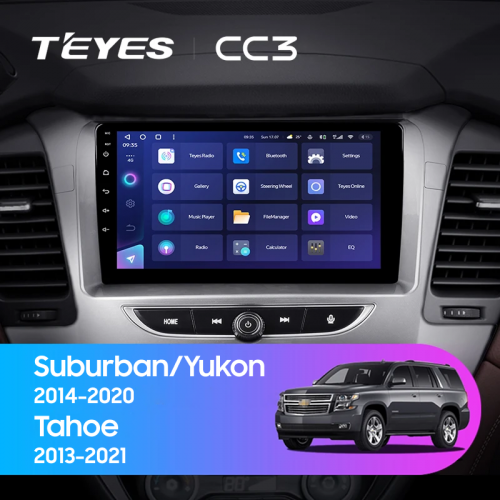 Штатная магнитола Teyes CC3 4/64 Chevrolet Tahoe K2UC (2013-2021)