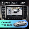 Штатная магнитола Teyes CC4 360 6/64 Toyota Crown 12 S180 (1999-2008)
