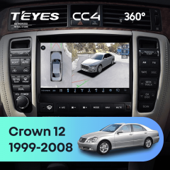 Штатная магнитола Teyes CC4 360 6/64 Toyota Crown 12 S180 (1999-2008)