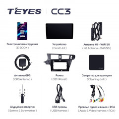 Штатная магнитола Teyes CC3 4/32 Citroen C3-XR (2010-2018) F2