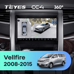 Штатная магнитола Teyes CC4 360 6/64 Toyota Vellfire (2008-2015)