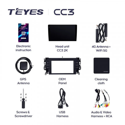 Штатная магнитола Teyes CC3L 4/32 Land Rover Discovery Sport (2014-2019)