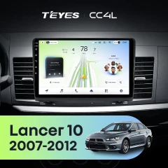 Штатная магнитола Teyes CC4L 6/64 Mitsubishi Lancer 10 CY (2007-2012) Тип-A