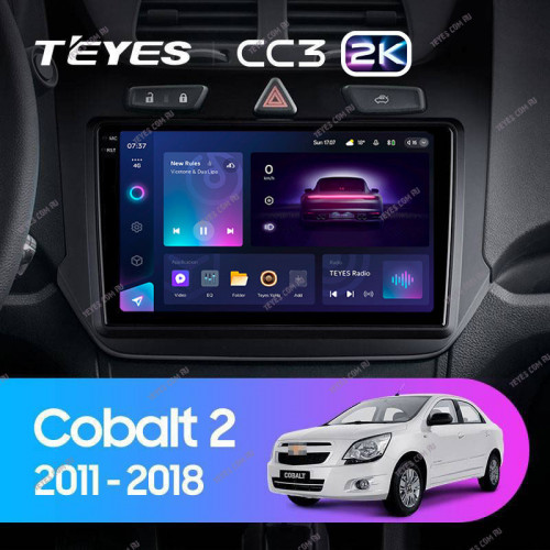 Штатная магнитола Teyes CC3 2K 360 6/128 Chevrolet Cobalt 2 (2011-2018)