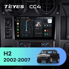 Штатная магнитола Teyes CC4 8/128 Hummer H2 E85 (2002-2007)