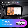 Штатная магнитола Teyes CC3 2K 4/64 Chevrolet Cruze J300 (2008-2014) (11")