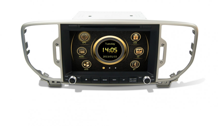 Штатная магнитола Carmedia KR-8112-T8 Kia Sportage 2016-2018