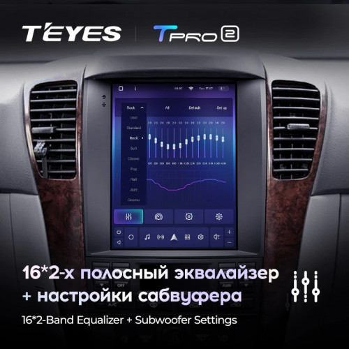 Штатная магнитола Tesla style Teyes TPRO 2 4/32 Kia Sorento BL (2002-2006)