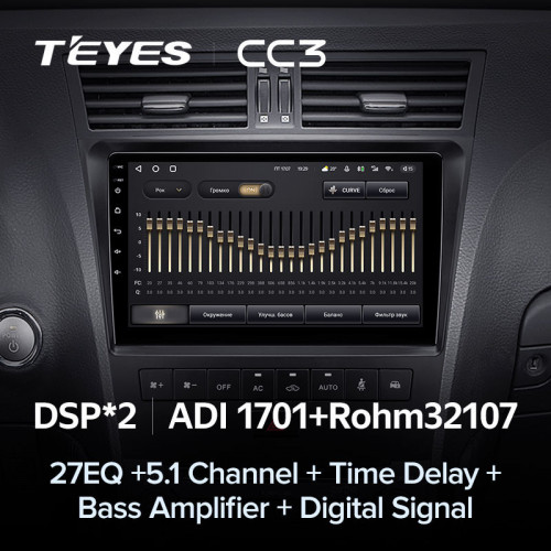 Штатная магнитола Teyes CC3 4/32 Lexus GS300 350 400 430 450h 460 (2004-2011)