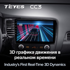 Штатная магнитола Teyes CC3 6/128 Mitsubishi Outlander 3 (2018-2021)