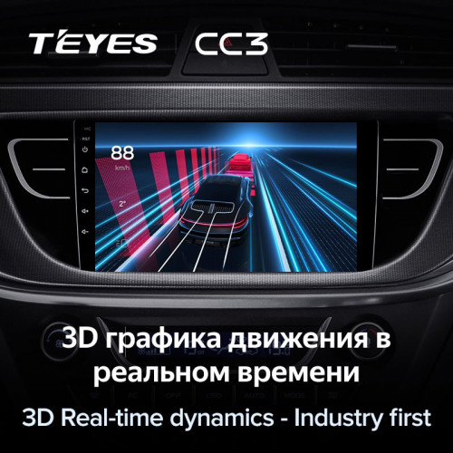 Штатная магнитола Teyes CC3 4/32 Geely Atlas NL-3 (2016-2020)