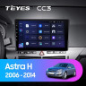 Штатная магнитола Teyes CC3 6/128 Opel Astra H (2006-2014) F1