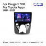 Штатная магнитола Teyes CC3 6/128 Peugeot 108 (2014-2021) F1