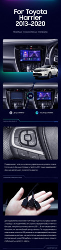 Штатная магнитола Teyes CC3 4/32 Toyota Harrier XU60 (2013-2020) F1