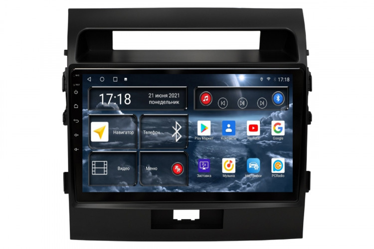 Штатная магнитола Redpower 71200M Toyota Land Cruiser 200 (09.2007-12.2015) (матовая)