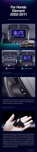 Штатная магнитола Teyes CC3 4/32 Honda Element YH (2002-2011)