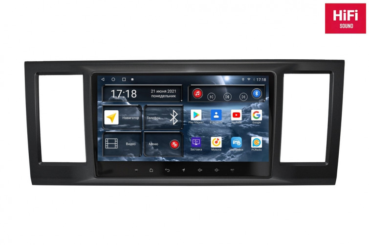 Штатная магнитола Redpower 75080 Volkswagen Caravelle T6 (08.2015-12.2019) (регулятор потока воздуха на дефлекторе)