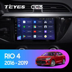 Штатная магнитола Teyes CC3 4/64 Kia Rio 4 (2016-2020) Тип-A