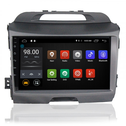 Штатная магнитола Carmedia MKD-K890-P30-8 Kia Sportage (2010-2016)