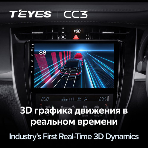 Штатная магнитола Teyes CC3 4/64 Toyota Harrier XU60 (2013-2020) F1