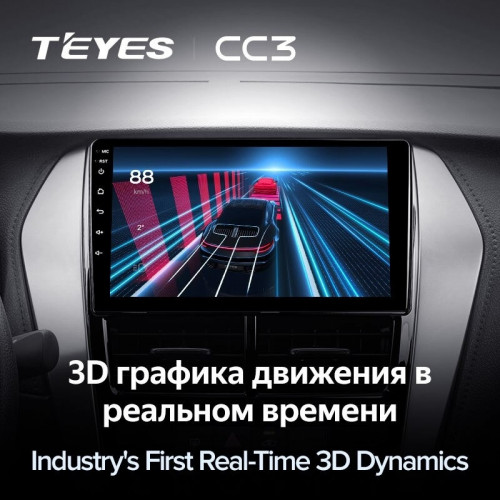 Штатная магнитола Teyes CC3 6/128 Toyota Yaris (2017-2020) F2